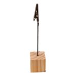 Wooden Square Roach Clip – Wood - Jupiter Cannabis Winnipeg