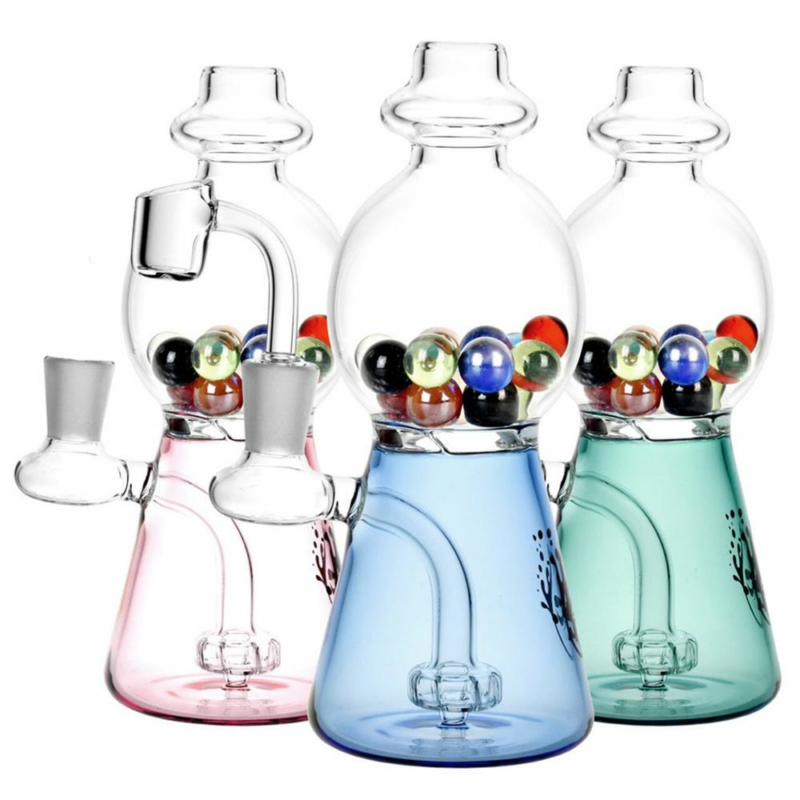 Pulsar 7.5″ Gumball Machine Rig – Blue - Jupiter Cannabis Winnipeg