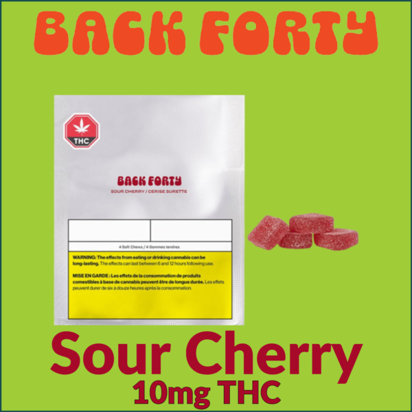 Back Forty Sour Cherry Soft Chews