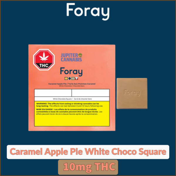 Foray Caramel Apple Pie White Choco Square