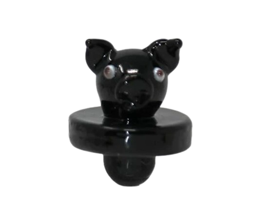 Handmade Small Carb Cap – Black Pig - Jupiter Cannabis Winnipeg
