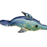 Dichro Rainbow Dolphin Pipe – Colour Changing - Jupiter Cannabis Winnipeg
