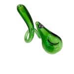 Red Eye Glass Twista Hand Pipe – Green - Jupiter Cannabis Winnipeg