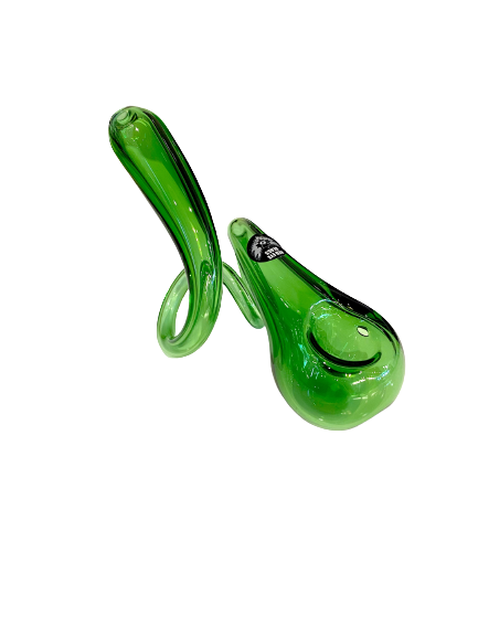 Red Eye Glass Twista Hand Pipe – Green - Jupiter Cannabis Winnipeg