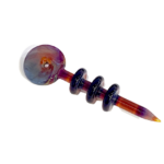Triple Ring Dab Tool – Red/Marble - Jupiter Cannabis Winnipeg