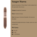 Casa Cuevas Casa Cuevas Sangre Nueva Cameroon Robusto – 4.75 x 52 - Jupiter Cannabis Winnipeg