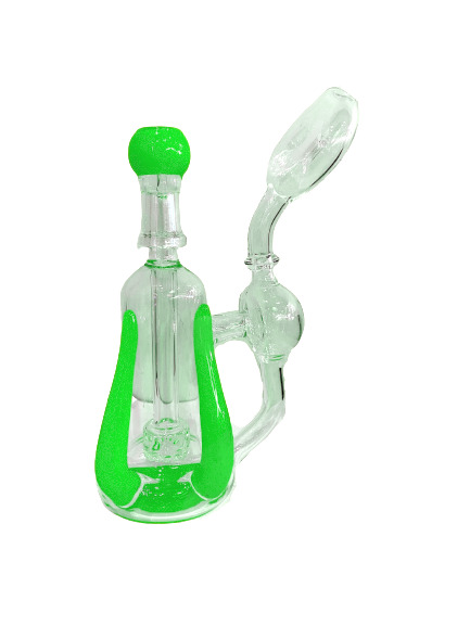 Red Eye Tek 7″ Lemon Drop Rig – Green - Jupiter Cannabis Winnipeg