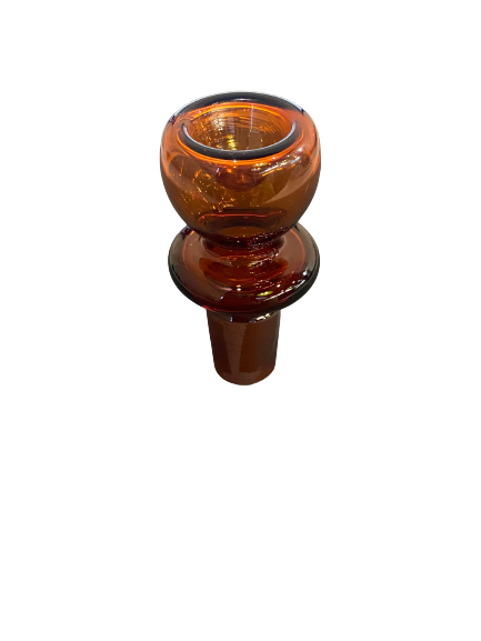 Jellyfish Full Colour 19mm Bowl – Amber - Jupiter Cannabis Winnipeg