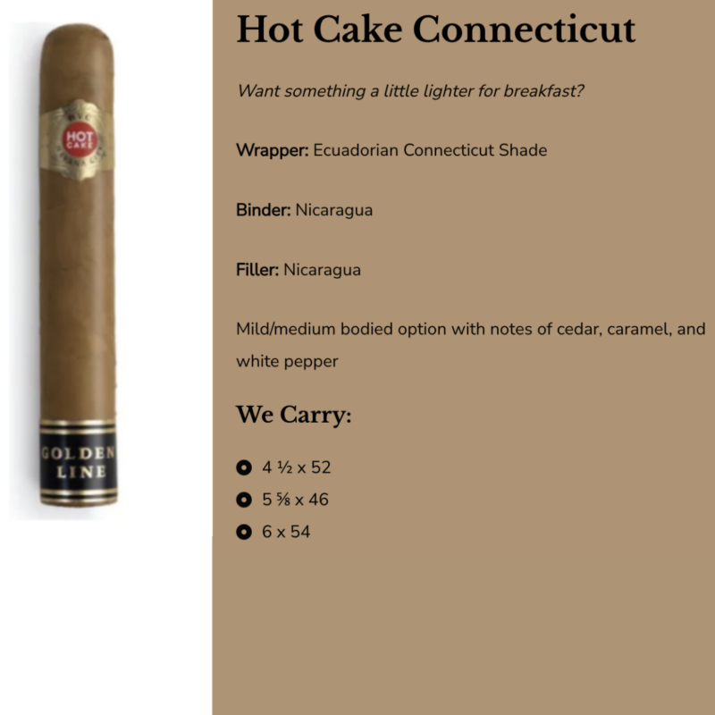 HVC HVC Hot Cake Laguito #5 Connecticut Toro – 6 x 54 - Jupiter Cannabis Winnipeg