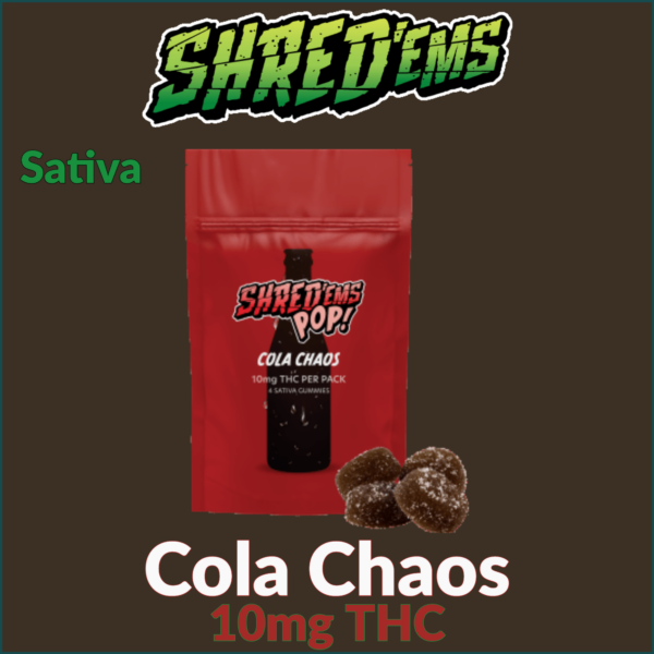 Shred'ems Cola Chaos Gummies