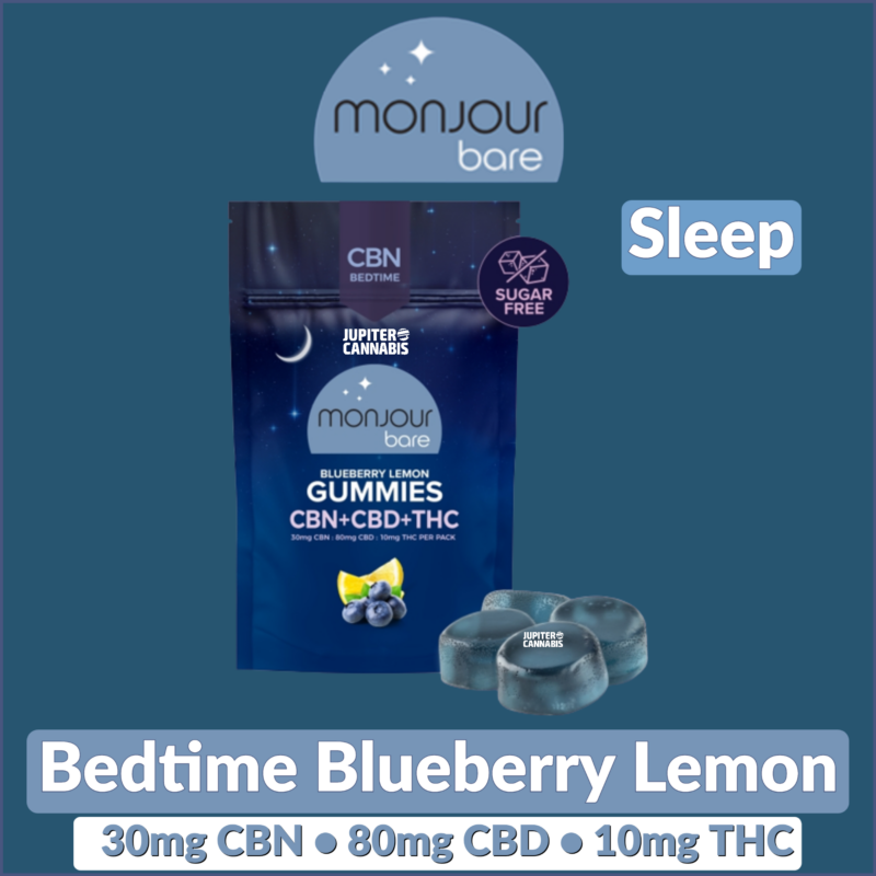 Monjour Bare Monjour Bedtime Blueberry Lemon - Jupiter Cannabis Winnipeg