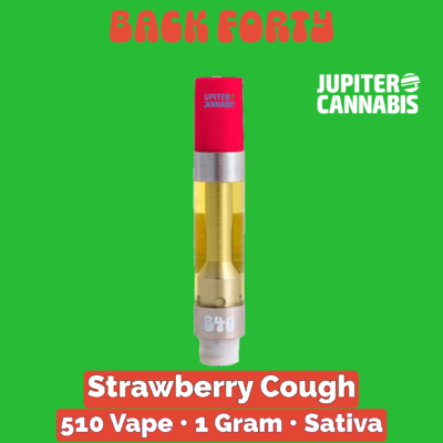 Back Forty Back Forty Strawberry Cough 1g Vape - Jupiter Cannabis Winnipeg