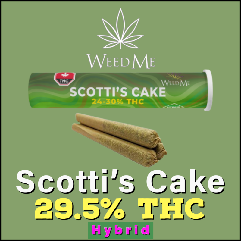 Weed Me Weed Me Scotti’s Cake 3 Pack - Jupiter Cannabis Winnipeg