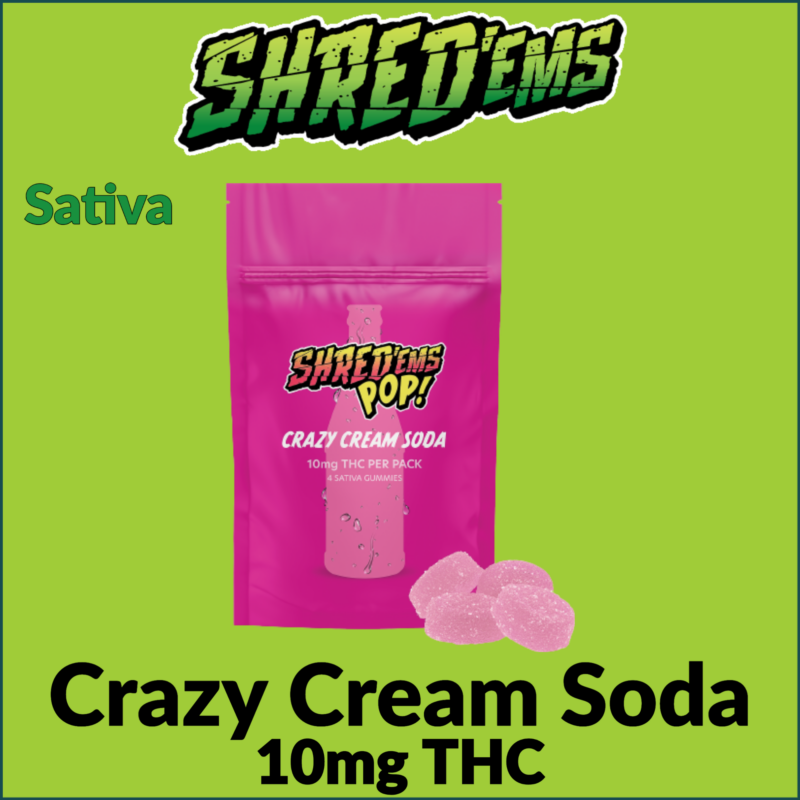 Shred Em's Pop Shred’Ems Crazy Cream Soda - Jupiter Cannabis Winnipeg