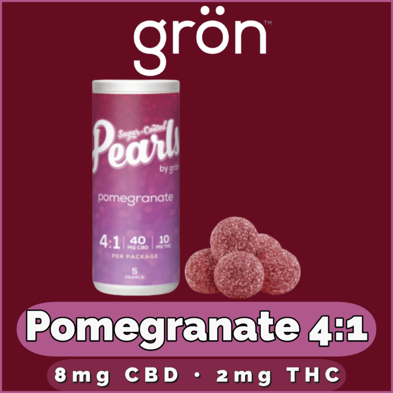 GRÖN GRÖN Pomegranate 4:1 Pearls - Jupiter Cannabis Winnipeg