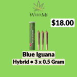 Weed Me Weed Me Blue Iguana 3 Pack - Jupiter Cannabis Winnipeg