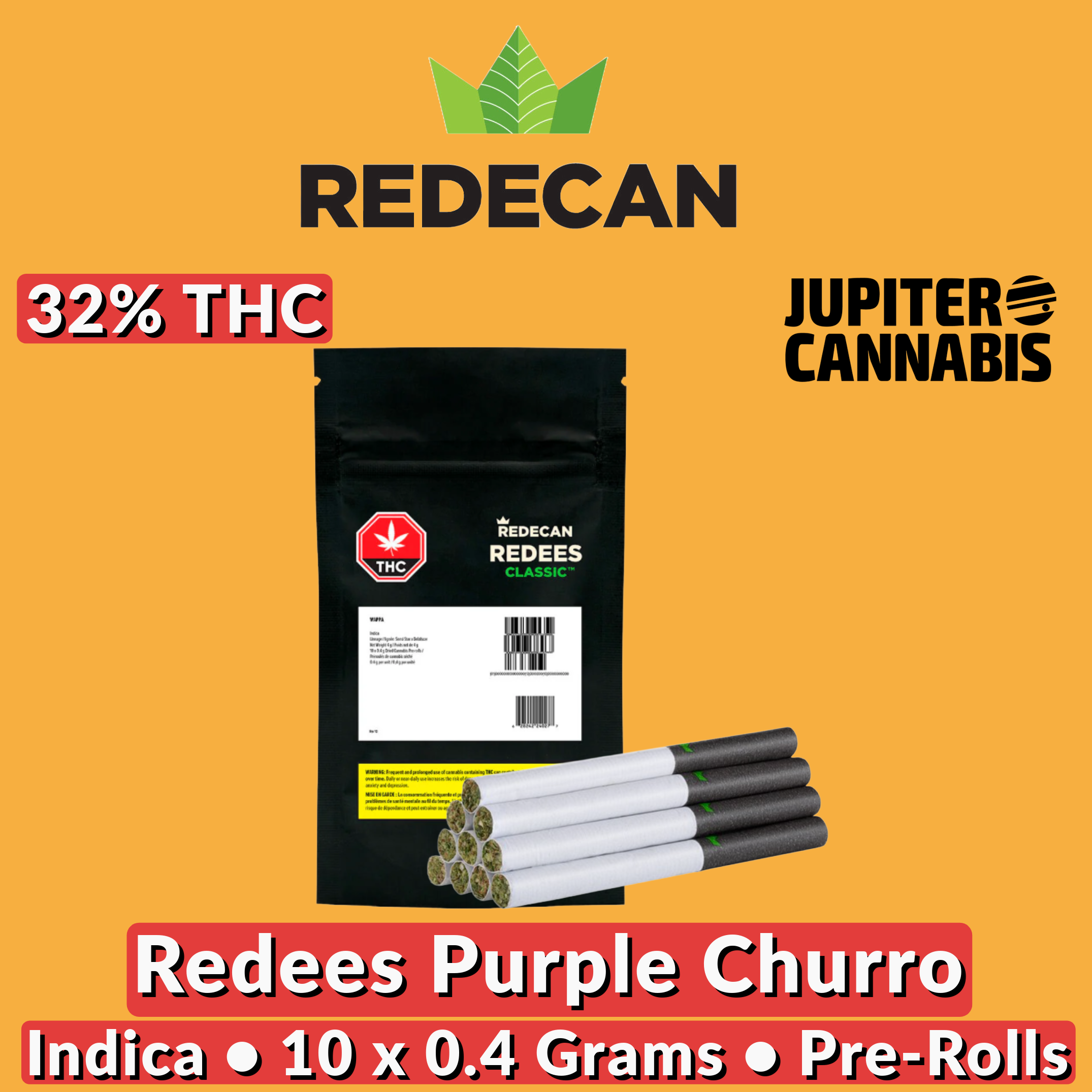 Redecan Purple Churro Redees 10 Pack