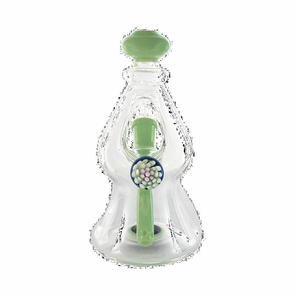 6" Mini Beaker Rig W/Triangular Donut - Jupiter Cannabis Winnipeg