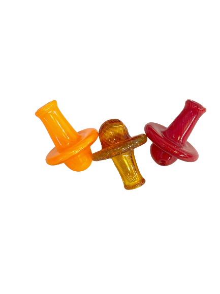 Flat Top Bubble Carb Cap