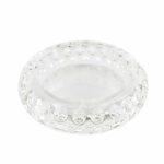Glass Crystal Ashtray - Round Concave