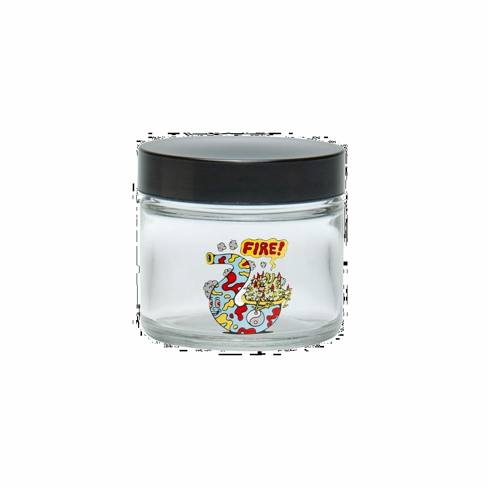 420 Science Clear Screw Top Jar Killer Acid Fire Bud