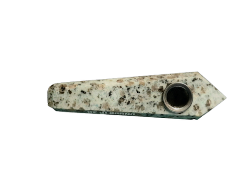Crystal Hand Pipe Speckled Marble