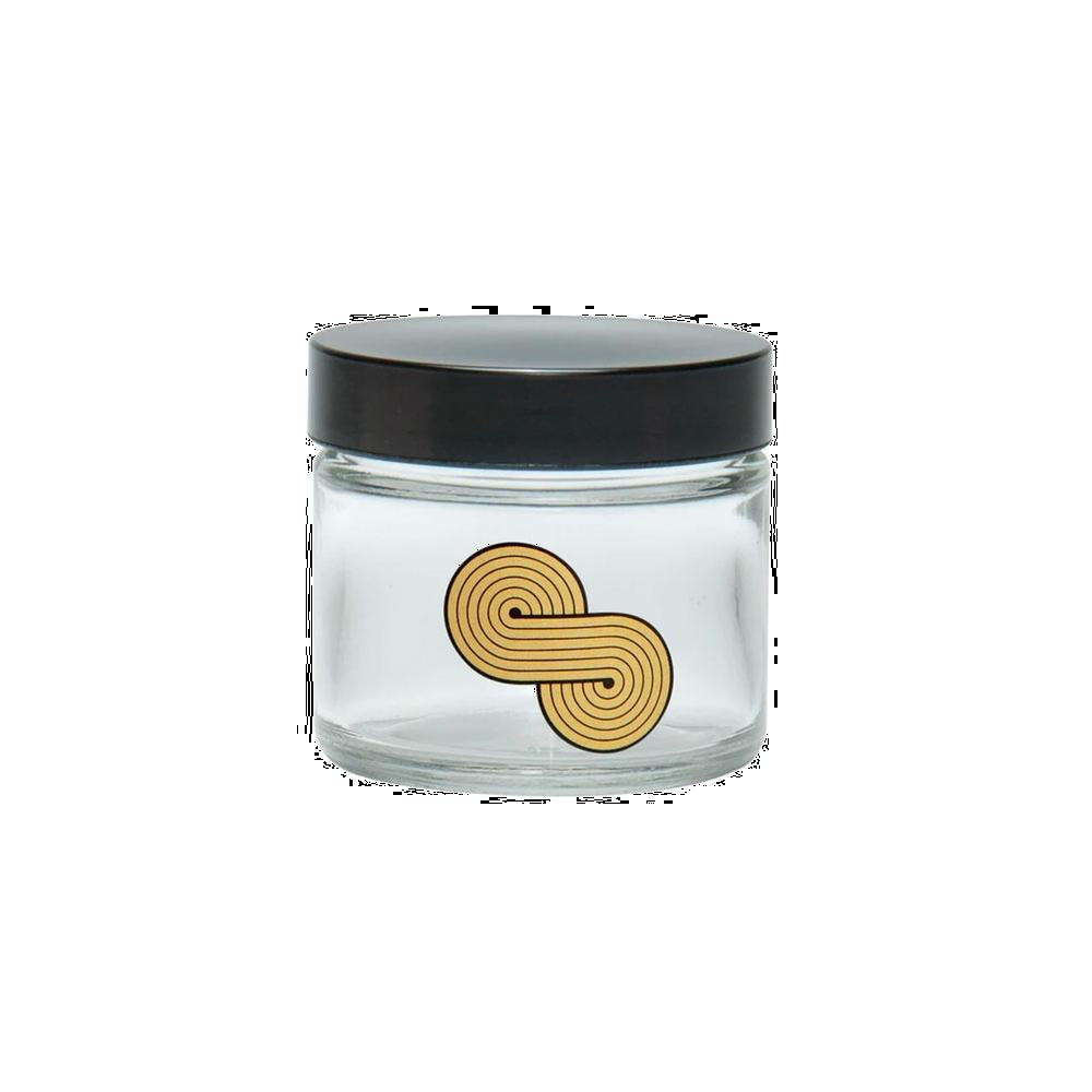 420 Science Clear Screw Top Jar Infinite Loop