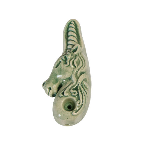 Buzz Ceramic Small Unicorn Hand Pipe