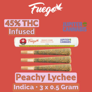 Fuego Peachy Lychee Infused 3 Pack