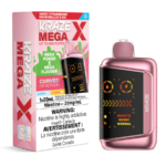Kraze Mega X Disposable Vape – Tangy Strawberry Watermelon G Ice - Jupiter Cannabis Winnipeg