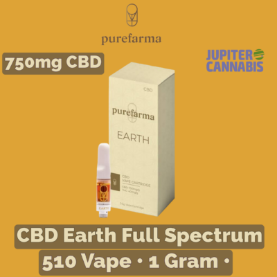 Purafarma Purafarma CBD Earth 1g Vape - Jupiter Cannabis Winnipeg