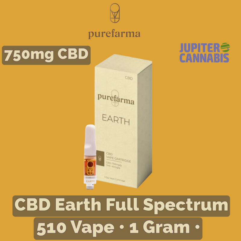 Purafarma Purafarma CBD Earth 1g Vape - Jupiter Cannabis Winnipeg