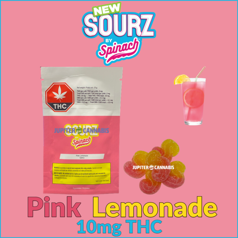 Sourz Sourz Pink Lemonade - Jupiter Cannabis Winnipeg