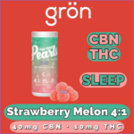 GRÖN GRÖN Strawberry Melon 4:1 CBN/THC Pearls - Jupiter Cannabis Winnipeg