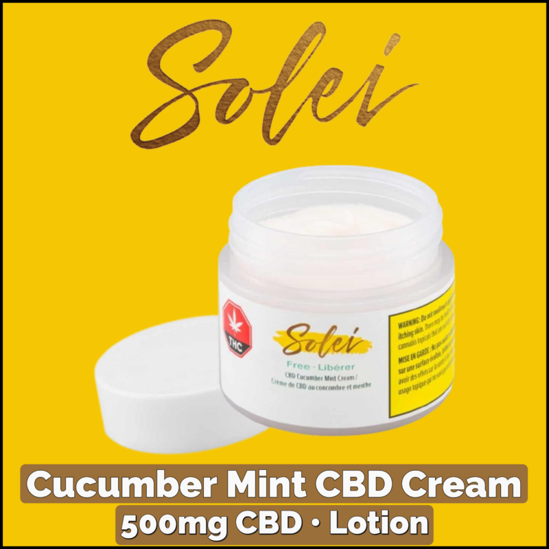 Solei Solei Free Cucumber Mint Cream - Jupiter Cannabis Winnipeg