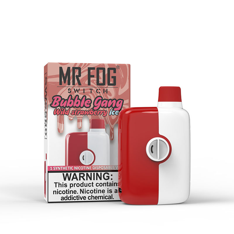 Mr Fog Switch 5500 Disposable Vape - Bubble Gang Wild Strawberry Ice