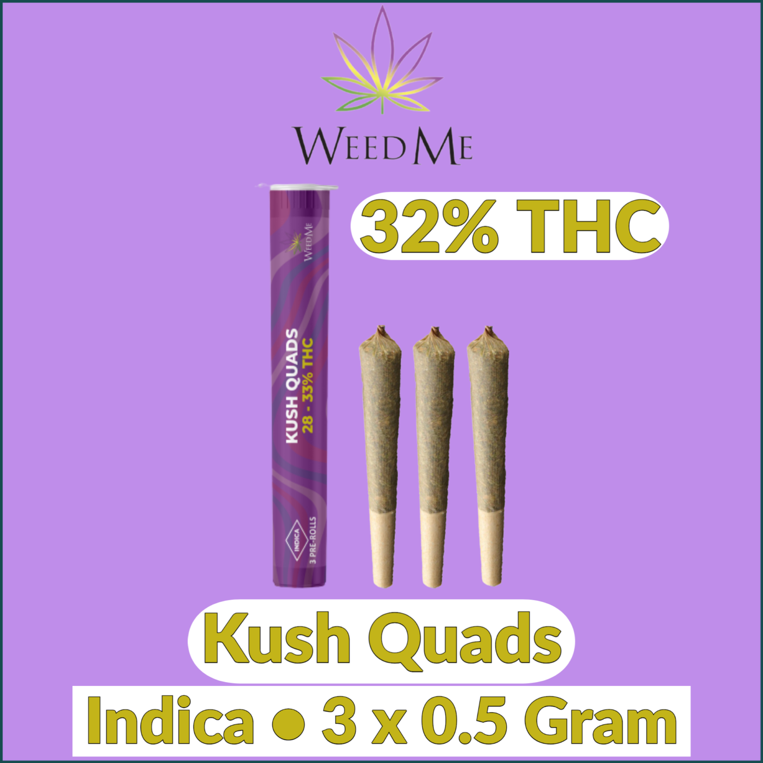 Kush Quads 3 Pack | Jupiter Cannabis Winnipeg