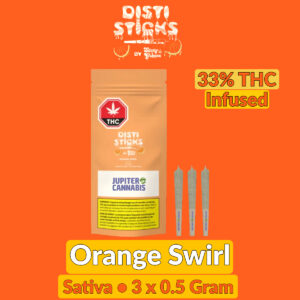 Disti Sticks Orange Swirl Infused Pre-Rolls