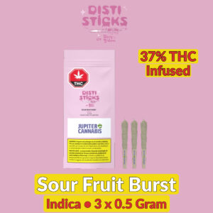Disti Sticks Sour Fruit Burst Infused Pre-Rolls