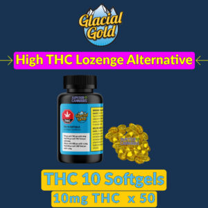 Glacial Gold THC 10 Softgels 50 Pack