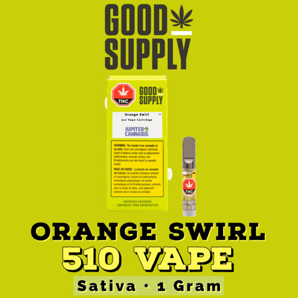 Good Supply Orange Swirl Vape