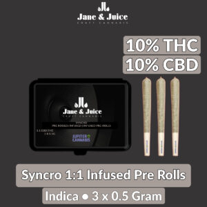 Jane & Juice Syncro 1:1 Infused Pre-Rolls