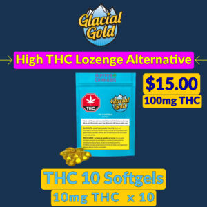 Glacial Gold THC 10 Softgels 10 pack