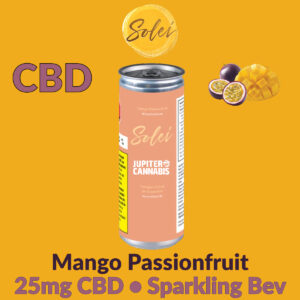 Solei Mango Passionfruit CBD Sparkling Drink
