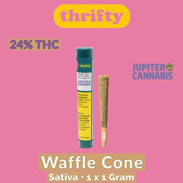 Thrifty Waffle Cone 1g Joint