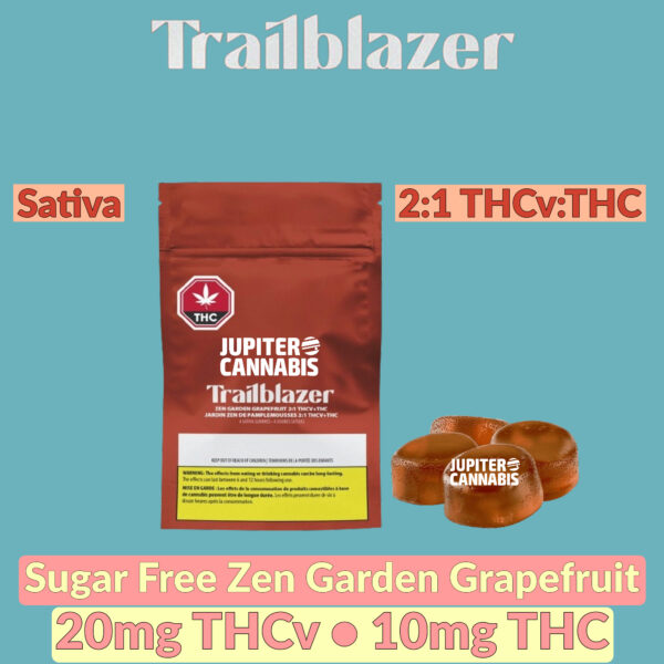 Trailblazer Sugar Free Zen Garden Grapefruit 2:1 THCV:THC
