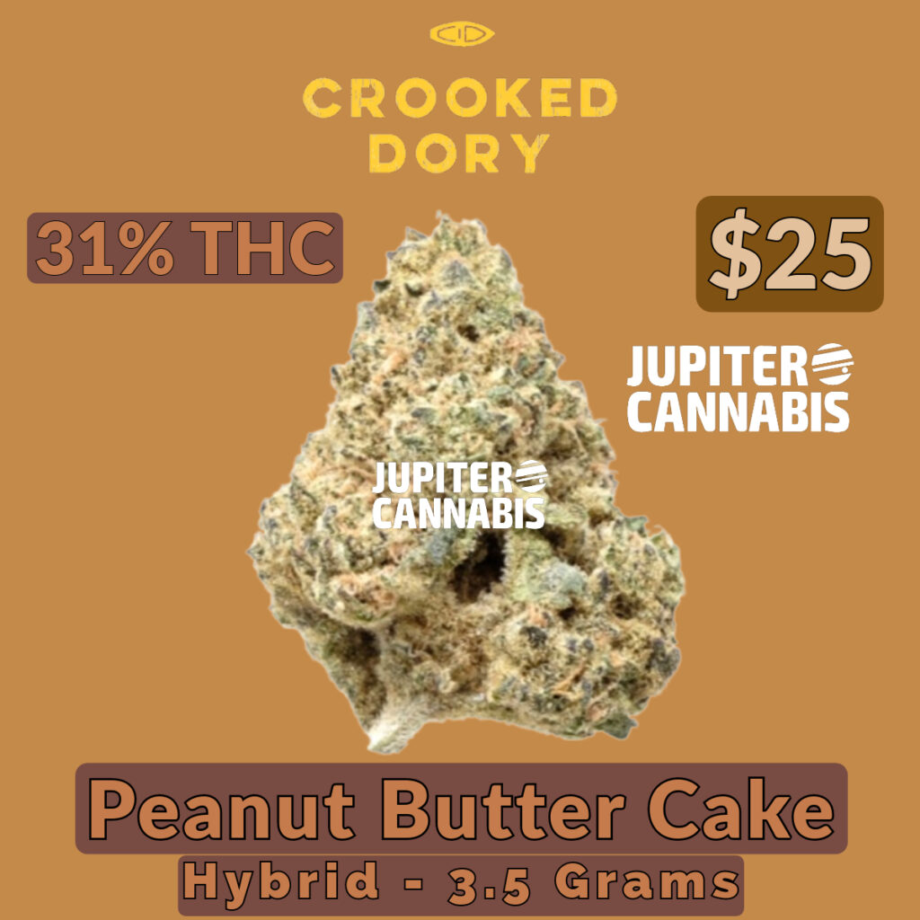 Crooked Dory Peanut Butter Cake Jupiter Cannabis Winnipeg
