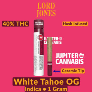 Lord Jones White Tahoe OG Hash Infused Pre Roll