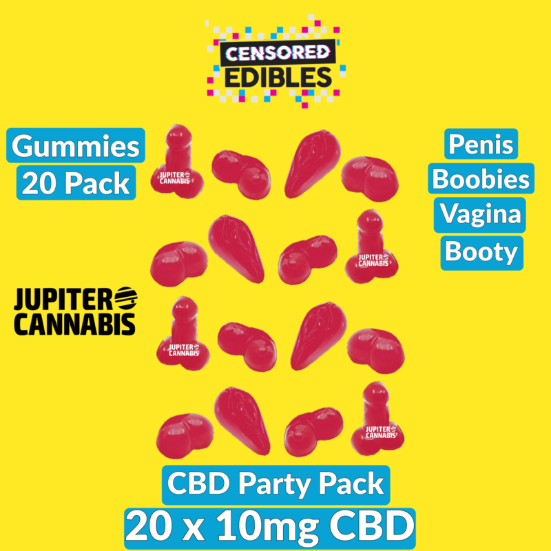 Censored Edibles Censored Edibles CBD Party Pack - Jupiter Cannabis Winnipeg