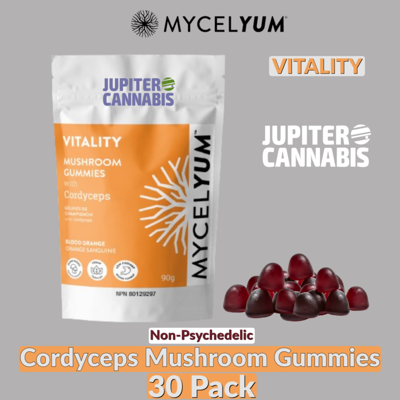 VITALITY with Cordyceps Mushroom Gummies - Jupiter Cannabis Winnipeg